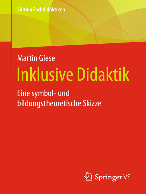 Title details for Inklusive Didaktik by Martin Giese - Available